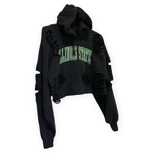 FURST OF A KIND Cropped & Ripped Hoodie